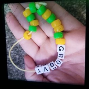 Groovy beaded bracelet